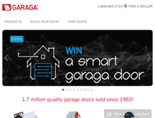 Tablet Screenshot of garaga.com